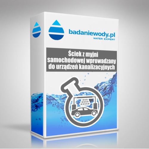 Ściek z myjni samochodowej wprowadzany do kanaliza