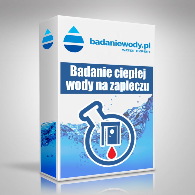Badanie ciepłej wody na zapleczu