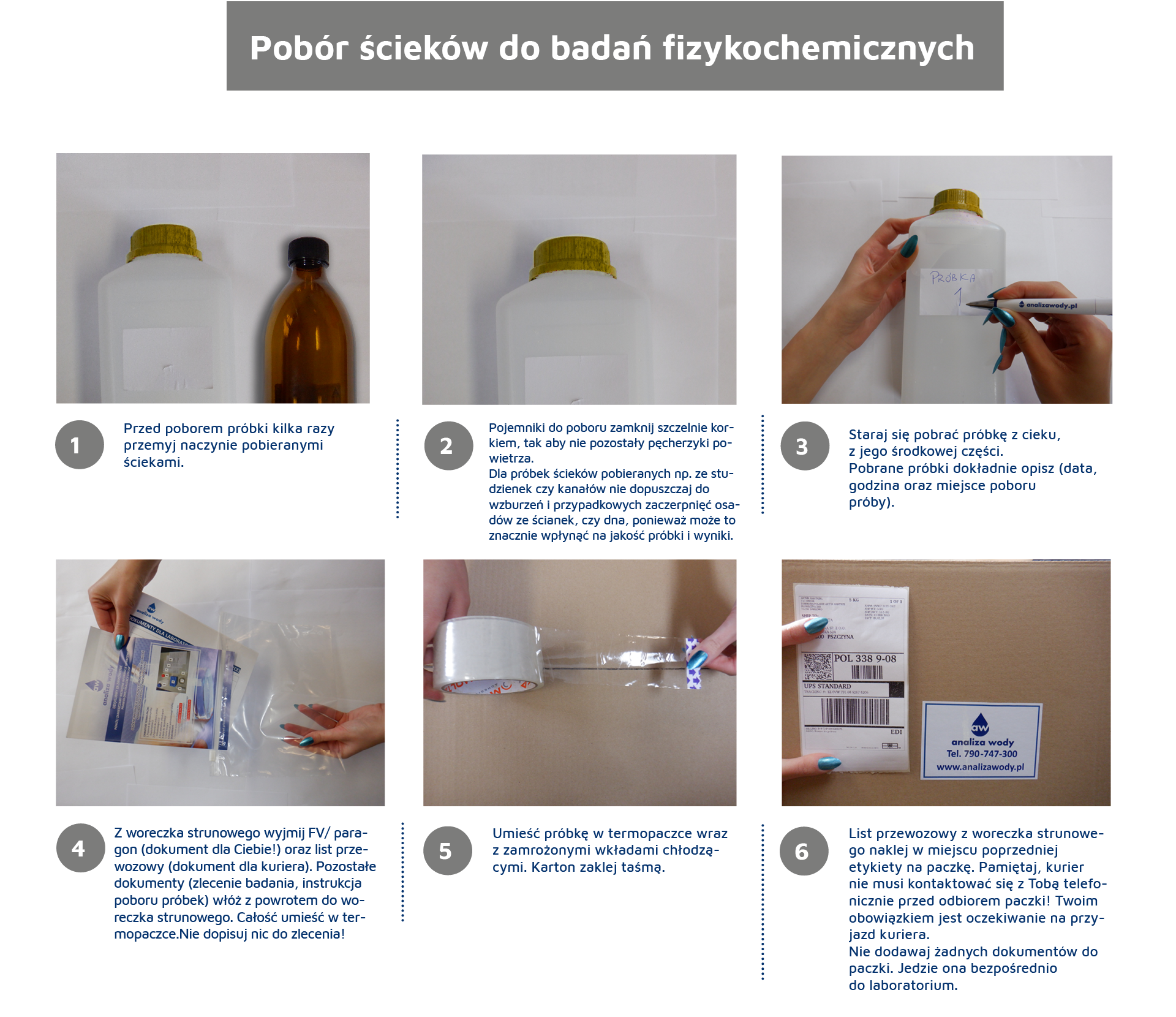 pobór ścieków do badań